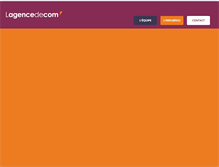 Tablet Screenshot of lagencedecom.fr